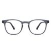 Lenskart Blu Hustlr | Peyush Bansal Glasses For Eye Protection From Digital Screens | Computer Glasses with Blue Cut & UV Protection | Lightweight Specs With Zero Power | Medium | Grey view 1