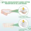 DEROWN Castor Oil Pack Wrap for Neck, Organic Cotton Flannel & Waterproof PUL, Reusable Massage Pack Without Oil Leak Design view 3