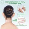 DEROWN Castor Oil Pack Wrap for Neck, Organic Cotton Flannel & Waterproof PUL, Reusable Massage Pack Without Oil Leak Design view 4