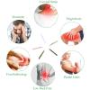 AOWNE Acupressure Pen Rose Quartz Massage Jade Gua Sha Massage Massager Tools,03 view 4