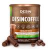Desincha Desin Coffee- Chocolate Mocha Flavor Keto Instant Coffee; 100% Arabica Coffee, Green Tea, Yerba Mate, Cinnamon, and Cocoa; Low Calories, Collagen, MCT Oil for Focus, 7.7 Oz view 1