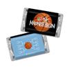 102ct Basketball Party Favors Chocolate Miniatures Let the Madness Begin (102 Count) - Light Blue - Candy Included view 2