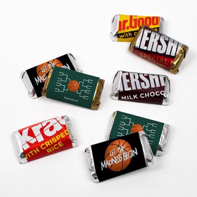 102ct Basketball Party Favors Chocolate Miniatures Let the Madness Begin (102 Count) - Forest - Candy Included