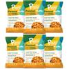 P-nuff Crunch Peanut Puffs  Shark Tank, Healthy Snacks, Keto, Gluten Free, 20g Vegan Protein per Bag, Gut Health, Post Workout, Fit Snacks, For Adults and Kids  4oz Bag, Cheddar Jalapeno 6-Pack view 1