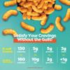 P-nuff Crunch Peanut Puffs  Shark Tank, Healthy Snacks, Keto, Gluten Free, 20g Vegan Protein per Bag, Gut Health, Post Workout, Fit Snacks, For Adults and Kids  4oz Bag, Cheddar Jalapeno 6-Pack view 4