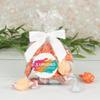 12ct Personalized Candy Orange Goodie Bag Party Favors by Just Candy (12 Pack) Photo Upload - Birthday, Wedding Graduation, Baby Shower, Logo view 1