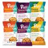 P-nuff Crunch Peanut Puffs Savory Variety Pack  Shark Tank, Healthy Snacks, Keto, Gluten Free, 20g Vegan Protein per Bag, Gut Health, Post Workout, Fit Snacks, For Adults and Kids  4oz Bag, 6-Pack view 1