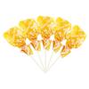 12ct Personalized Candy Yellow Goodie Bag Party Favors by Just Candy (12 Pack) Photo Upload - Birthday, Wedding Graduation, Baby Shower, Logo view 2