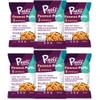 Pnuff Crunch Peanut Butter Puffs - Healthy Snacks, Low Calorie Snacks, Gluten Free Snacks, Vegan, High Protein, Keto, Office Snacks, Low Sugar, as Seen on Shark Tank - Barbeque, 4 Oz Bag (Pack of 6) view 1