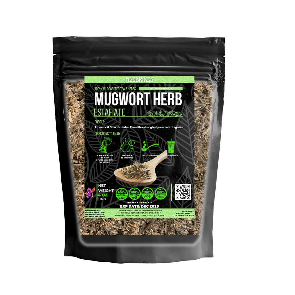 Alebrixes | Mugwort Herbal Tea (4oz)| Premium Quality Whole Mugwort Herbal Tea | Te Estafiate - Artemisia Ludoviciana | Wildcrafted.