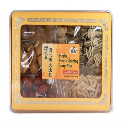 USTCM Herbal Heat Clearing Soup Mix Soup Base Soup Made Easy 3-4 Servings 5.46oz