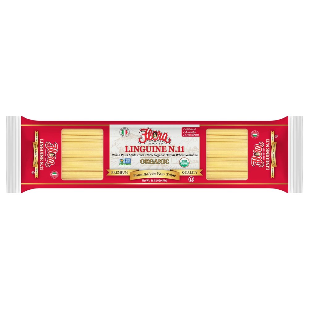 FLORA FINE FOODS LINGUINE ORGANIC- (BRONZE DIE)