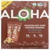 ALOHA Organic Plant Based Protein Bars, Chocolate Chip Cookie Dough, 1.98-Ounce Bars, (Pack of 5) view 1