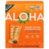 ALOHA Organic Plant Based Protein Bars, Peanut Butter Chocolate Chip, 1.98-Ounce Bars, (Pack of 5) view 1