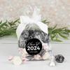 12ct Personalized Graduation Candy Black Goodie Bag Party Favors by Just Candy (12 Pack) Class of 2024 view 1