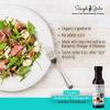 Simple Girl Organic Balsamic Vinaigrette - 12 oz each - 3 Pack - Low Sugar Salad Dressing and Marinade -Certified Organic - Gluten Free - Vegan - Low Calorie - Fat Free - NO MSG - Diet Friendly view 4