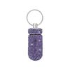 3PCS Bling Crystal Rhinestone Portable Pill Case Pill Container Waterproof Pill Holder with Keychain Glitter Travel Pill Box Small Medicine Dispenser Bottle Storage for Outdoor Camping Travel,21 view 3