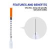 Verifine U-100 Insulin Syringe, 31G 5/16 0.3ml Individually Sealed (100 Counts) view 3