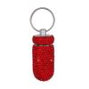 3PCS Bling Crystal Rhinestone Portable Pill Case Pill Container Waterproof Pill Holder with Keychain Glitter Travel Pill Box Small Medicine Dispenser Bottle Storage for Outdoor Camping Travel,16 view 4