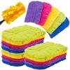 Zubebe 20 Pcs Duster Refill Reusable Fleece Duster Refills Feather Flat Dusters Multi Surface Washable Cleaning Pads Tools for Home, Blinds, Car, Pet, Furniture, Fans (Dark Color) view 1