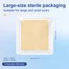 6 Pack Large Sizes Silicone Gel Sheets 6" x 5" - Medical Sterile Packaging Silicone Scar Sheets - For Irregular Scar Removal view 2