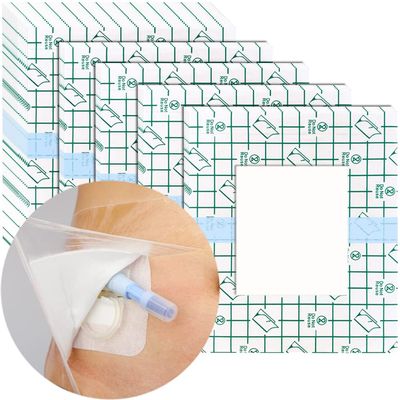 14 Pcs Waterproof Dialysis Catheter Shower Cover with Non-Stick Center Pad for Central Line Chest Chemo Port, 10"x12" Large Wound Bandages Dressing Shower Protector