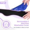 NEWGO Headache Ice Pack Head Wrap for Migraines, Cold Pack Head Ice Therapy Wrap for Headache Relief, Tension, Sinus Pain, Chemo, Head Injuries (Purple) 29.5" x 4.3" view 3