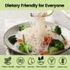 Hethstia Shirataki Noodles, 10 Packs Konjac Noodles Pasta Angel Hair, Low-Calorie (6 Kcal), Low GI, Vegan, Keto, 56.5oz Low Carb, Gluten Free and Sugar-Free, Healthy Diets, Ready to Eat view 3