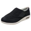 SDEQA Men's Extra Wide Diabetic Shoes Adjustable Width Arthritis & Edema Shoes Air Cushion Walking Sneakers for Elderly Swollen Feet,A,5 view 1