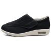 SDEQA Men's Extra Wide Diabetic Shoes Adjustable Width Arthritis & Edema Shoes Air Cushion Walking Sneakers for Elderly Swollen Feet,A,5 view 2