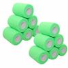 [12 Pack-3" x5Yards] MINGYUE Self Adhesive Bandage Wrap,Athletic Tape,Sports Tape,Wrist and Ankle Wrap Tape,Cohesive Bandage for Vet Wrap(Green) view 1