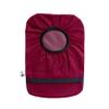 Spoonie Threads Burgundy Elastic Ostomy Bag Cover | Fashionable & Adjustable Colostomy Stoma Ileostomy Pouches | Burgundy, 5x8 (Large Opening) view 1