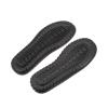 HARFINGTON 1pair Shoes Outer Soles Pad US Size 8.5 Non Slip Mesh Mat Woven Protector Bottom for DIY Slipper Sandals, Black view 3