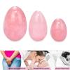 3Pcs Natural Rose Quartz Yoni Egg Women Kegel Exercise Jade Egg Ball Kegel Egg,3 Eggs No Box view 2