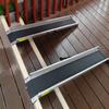 FEHUN Threshold Door Ramps Set of 2 with Non Slip Surface, Long Steel Wheelchair Ramp for DoorwaysHandicap Ramps for Old People Disabled Person (Size : 0.6m Length) view 1
