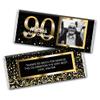 25ct Personalized 90th Birthday Candy Bar Wrappers with Photo DIY Party Favors (25 Wrappers) - Candy Not Included view 2