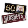 12ct Personalized 60th Birthday Candy Party Favors with Photo Chocolate Bars & Wrappers Gifts for Guests (12 Pack) - No Assembly Required view 1