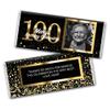 25ct Personalized 100th Birthday Candy Bar Wrappers with Photo DIY Party Favors (25 Wrappers) - Candy Not Included view 2