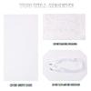 Elephant-package Medium Gift Box with Lids, Ribbon and Paper Filler, for Birthdays, Mother's Day, Bridal Showers, Weddings, Baby Showers - Collapsible, 8.7", 1 Pack, White view 3