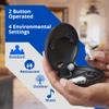 Medline Bluetooth Rechargeable OTC Hearing Aids, White, Behind-The-Ear, FDA Approved, 4 Environmental Settings, Water Resistant, Adjustable Volume, Mild to Moderate Hearing Loss, Noise Reduction view 4