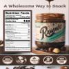 Rawmio Chocolate Hazelnut Spread - Stone-Ground Choco Hazelnut Butter with Dietary Fiber, Iron, & Calcium - Decadent Chocolate Spread for Snacking - 16 oz, Pack of 1 view 2