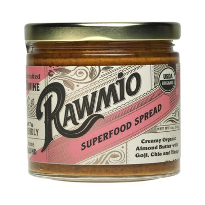 Rawmio Superfood Spread, 6 oz. Jar, 6 Serving per Jar - Raw, Organic, Vegan, Gluten-Free