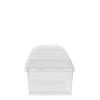 5oz Square Mini Clear Plastic Dessert Containers with Dome Lid - Square Disposable Parfait Box with Lids, Cake Box, Yogurt Container, Fruit Box, Snack Box, Ice Cream, Banana Pudding, Jello (70 PACK) view 1