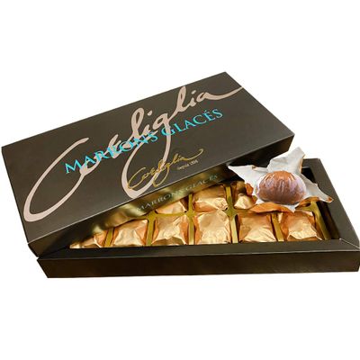 Maison Corsiglia - Candied Chestnuts/Marrons Glacs d'Aubagne France - 12 pieces - 8.46oz / 240gr Card box