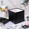 Elephant-package Medium Gift Box with Lids, Ribbon and Paper Filler, for Men Women Birthdays, Father's Day, Bridal Showers, Weddings, Baby Showers - Collapsible, 8.7", 1 Pack, Black view 4