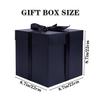 Elephant-package Medium Black Gift Boxes with Lid - 8.7" Square, 4 Pcs - Perfect for Weddings, Birthdays, Anniversaries view 2