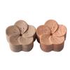 Aroma Wood Essential Oil Diffuser,Car Air Freshener Flower Diffuser Car Diffusers Wood Oil Wood Diffuser for Car Office Bedroom Home Decor(Beech) view 3