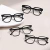 MAKIRO myopia glasses, anti-blue glasses female/male (black, -200, diopters) view 3