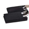 Black Napkin Linen, Folded 2 Ply view 2
