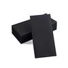 Black Napkin Linen, Folded 2 Ply view 3